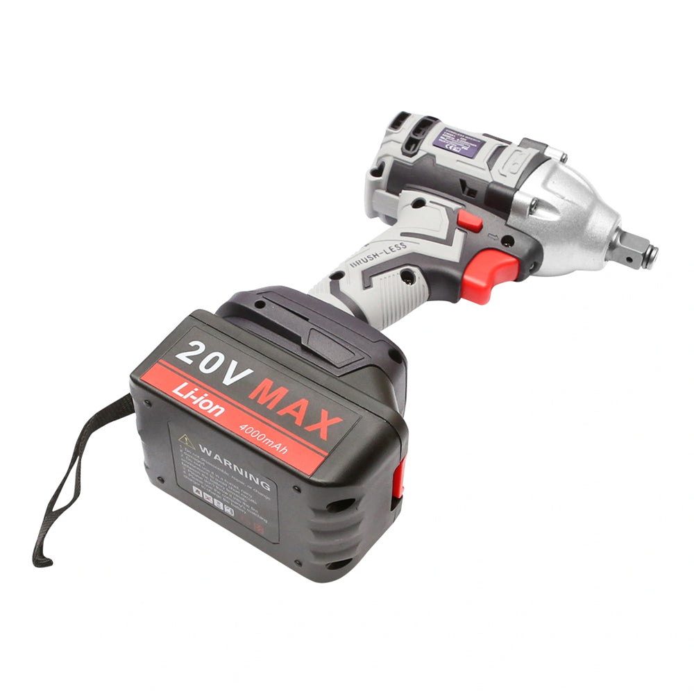 PISTOL DE IMPACT BRUSHLESS CU ACUMULATOR 20V 4000mAh 320Nm