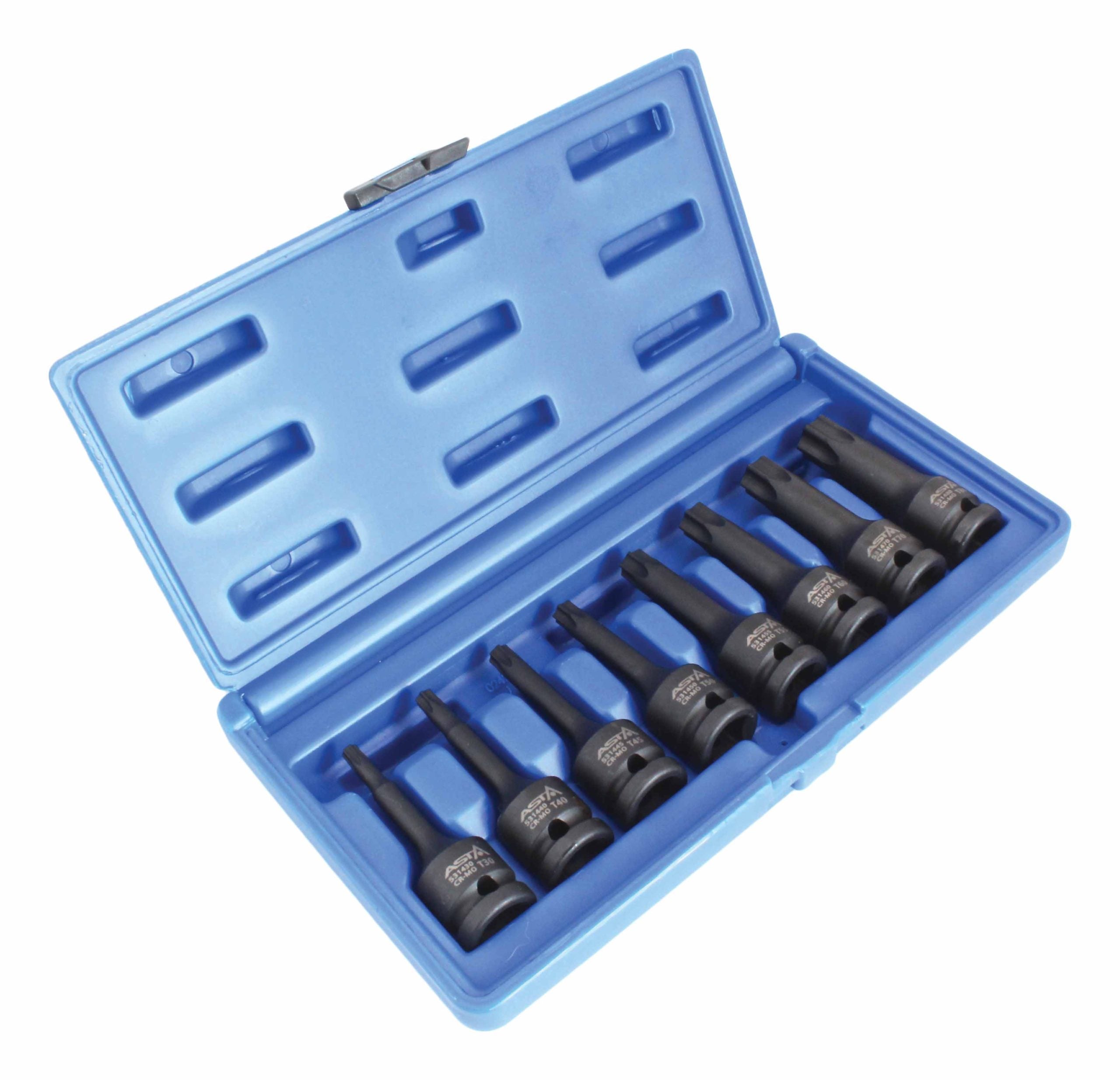 SET BITI TORX 1/2 DE IMPACT T30-T80 8 BUC