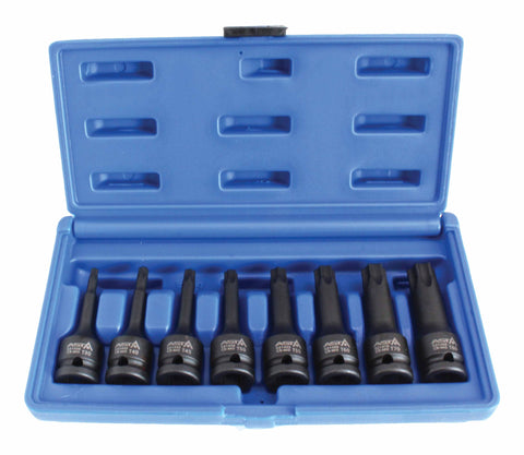 SET BITI TORX 1/2 DE IMPACT T30-T80 8 BUC