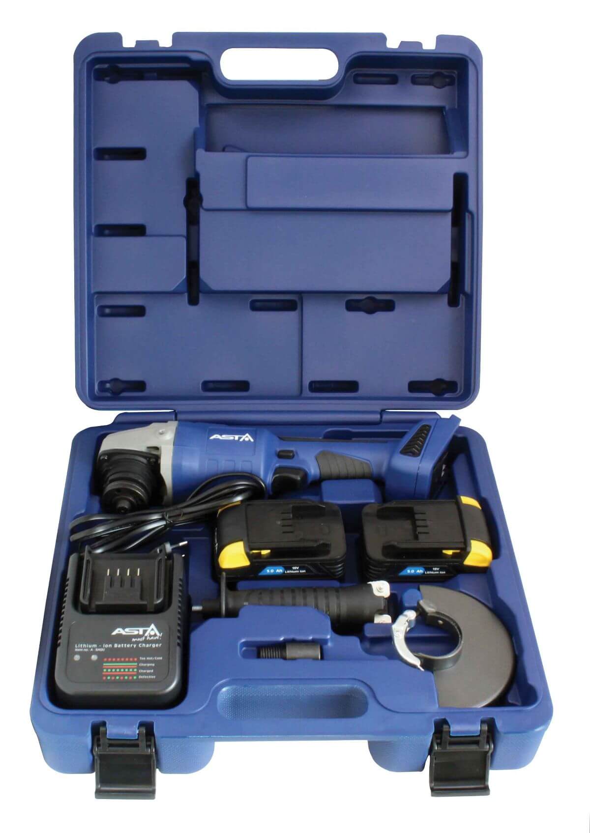 POLIZOR FLEX UNGHIULAR 3 IN 1 CU ACUMULATOR 125MM 18V 5.0AH