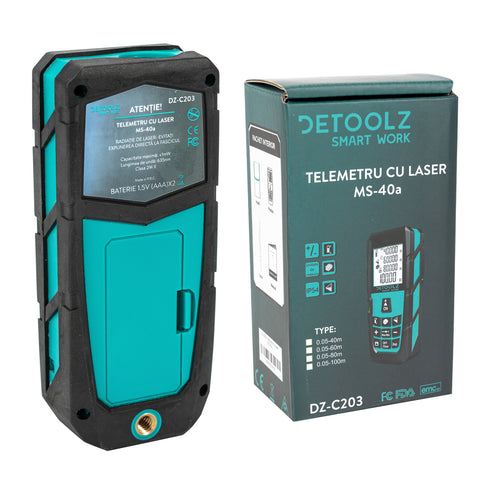 TELEMETRU CU LASER 0-40M MS-40A DETOOLZ