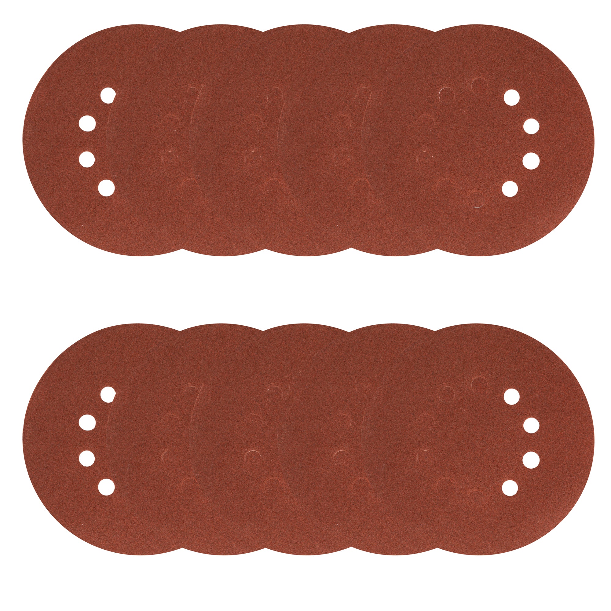 SET 10 BUC HARTIE ABRAZIVA GRANULATIE P150 10 GAURI DIAMETRU 215MM