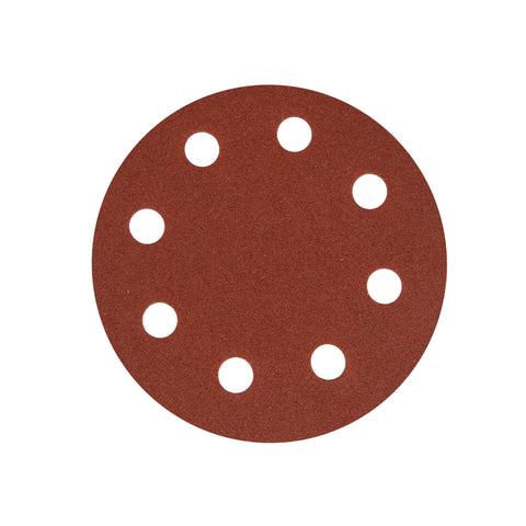 SET 10 BUC HARTIE ABRAZIVA GRANULATIE P150 8 GAURI DIAMETRU 180MM