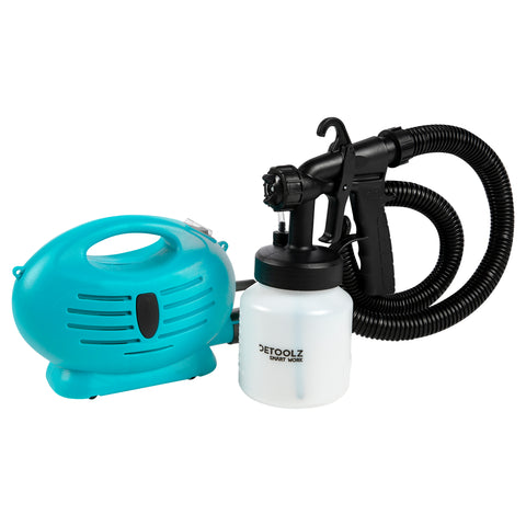 KIT PISTOL DE VOPSIT ELECTRIC 650W + COMPRESSOR DETOOLZ