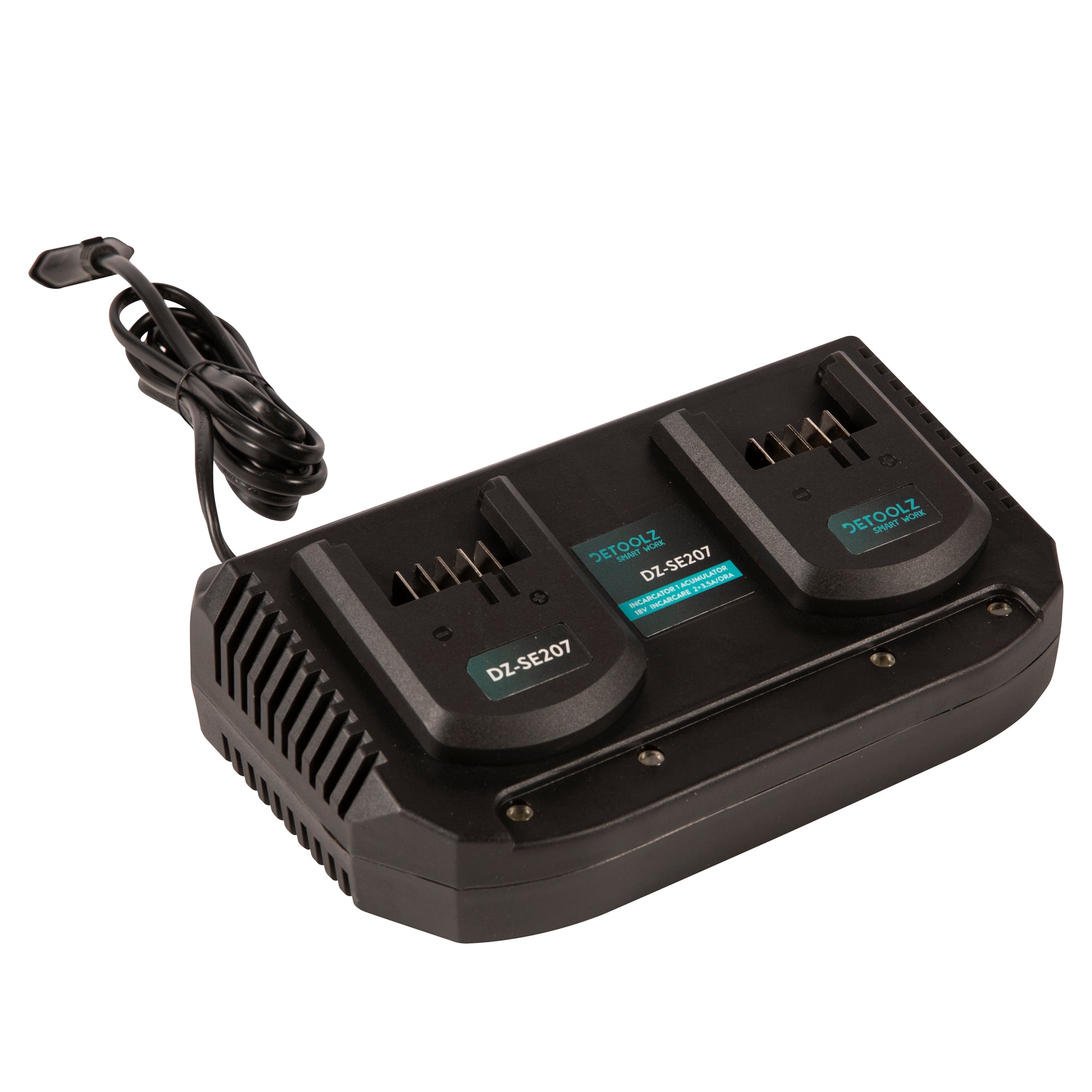 INCARCATOR 2 ACUMULATORI LI-ION 18V 3.5A DETOOLZ