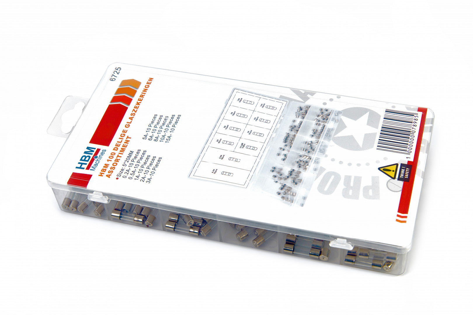 SET SIGURANTE AUTO 5X20 MM 0.2-15A 100 BUC