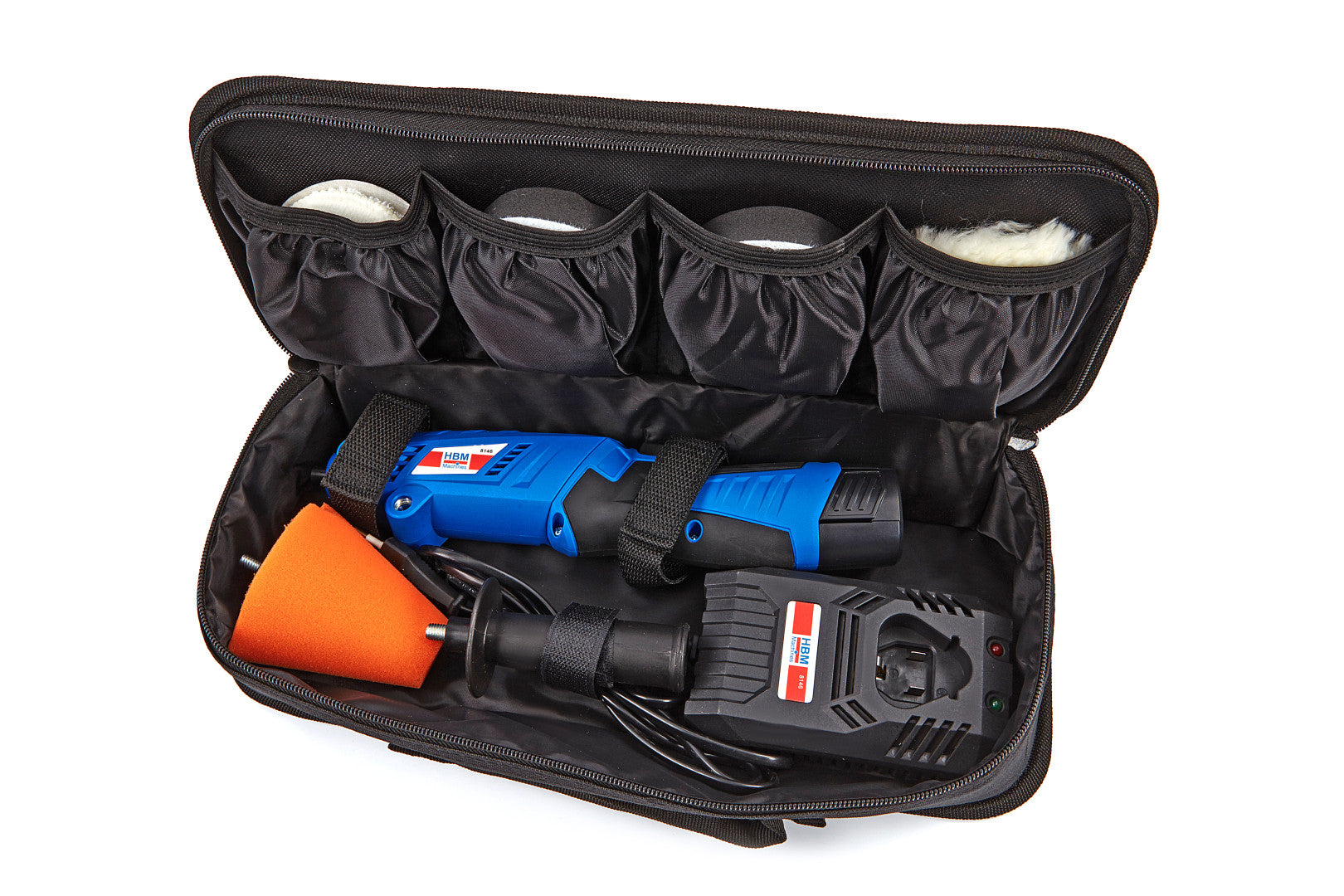 MASINA DE POLISAT CU ACUMULATOR 75 MM 10.8 W 1.5 Ah CU ACCESORII HBM MACHINES OLANDA