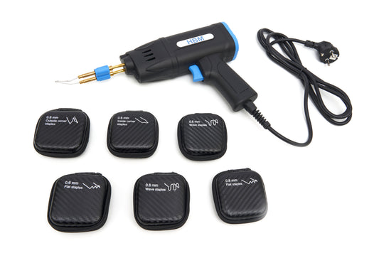 PISTOL PENTRU LIPIT SI REPARAT PLASTIC CU ACCESORII 75W HBM MACHINES OLANDA