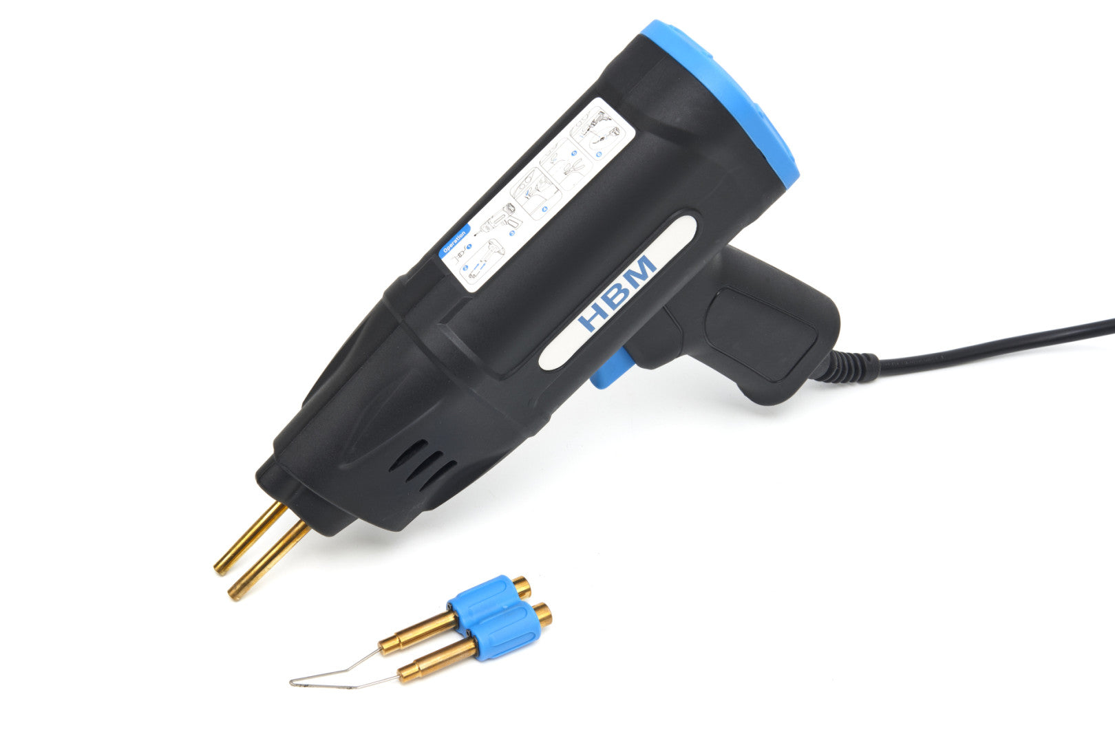 PISTOL PENTRU LIPIT SI REPARAT PLASTIC CU ACCESORII 75W HBM MACHINES OLANDA