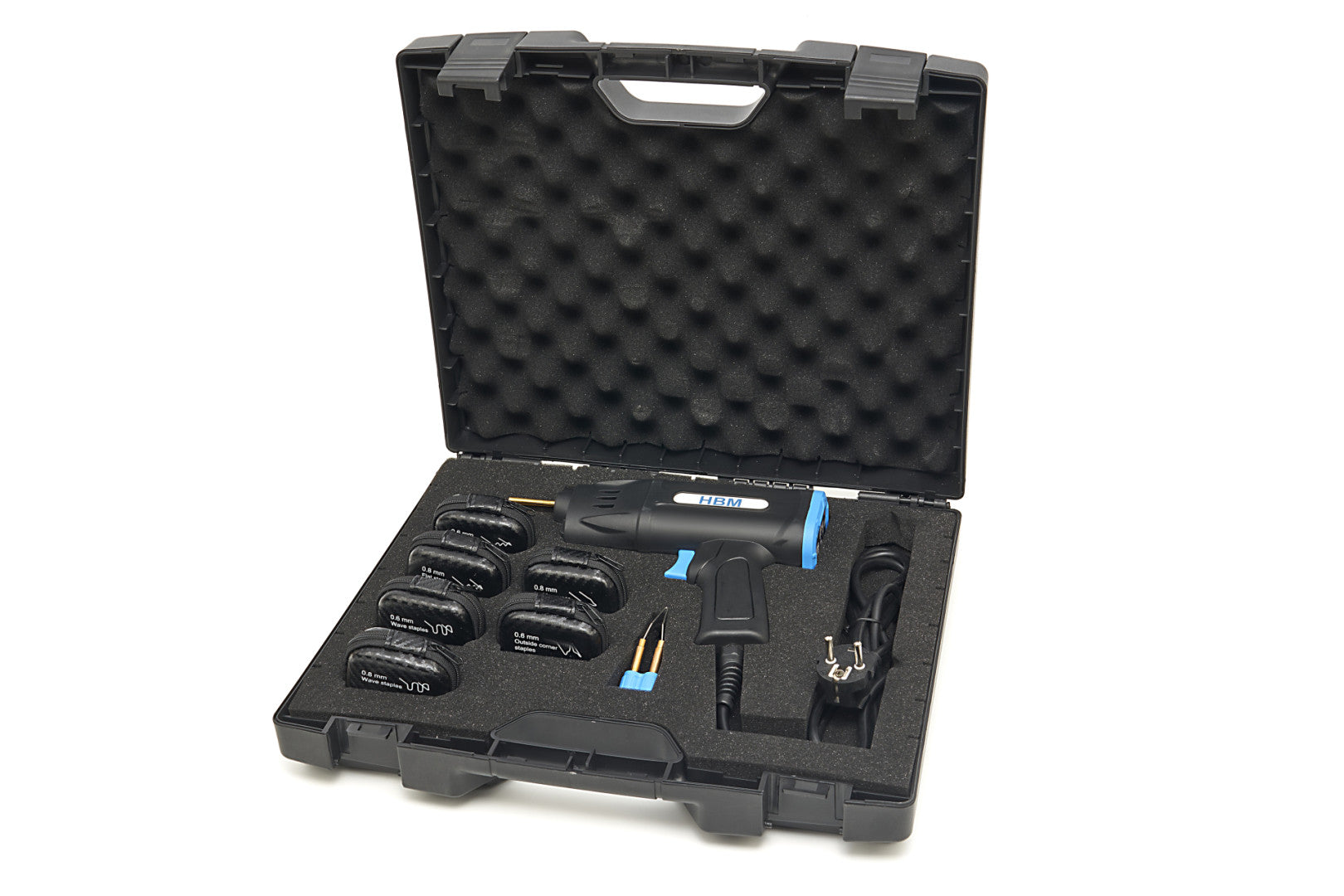 PISTOL PENTRU LIPIT SI REPARAT PLASTIC CU ACCESORII 75W HBM MACHINES OLANDA