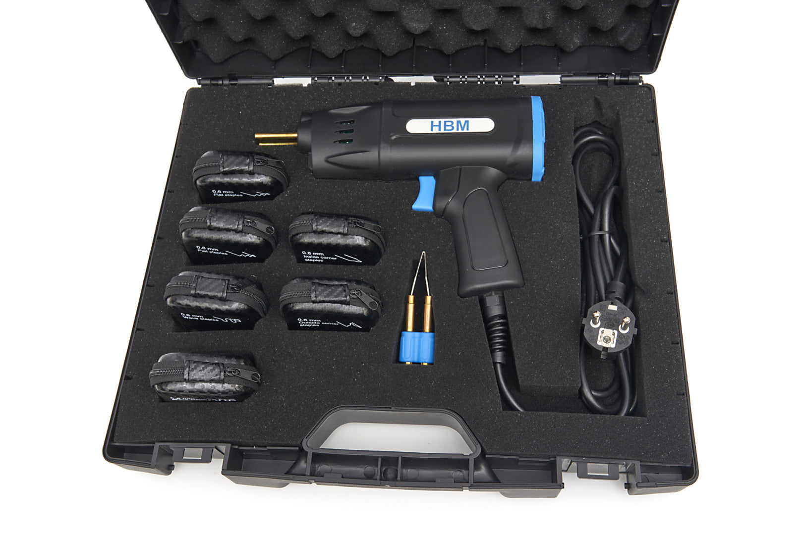 PISTOL PENTRU LIPIT SI REPARAT PLASTIC CU ACCESORII 75W HBM MACHINES OLANDA