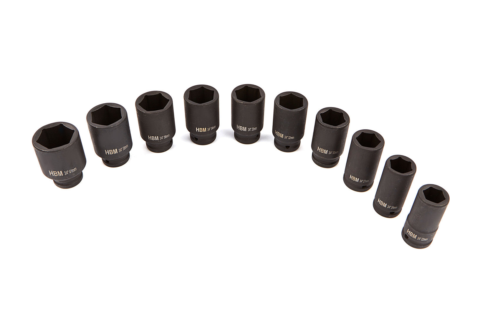 TRUSA CHEI TUBULARE DE IMPACT LUNGI 3/4 22-41 MM 10 PIESE