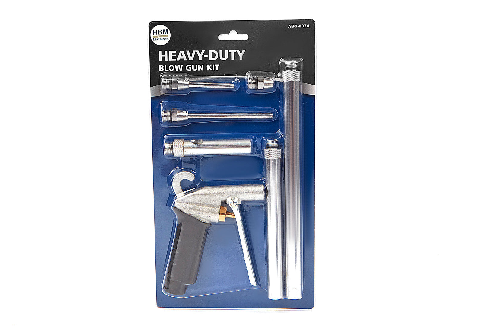 SET PISTOL DE SUFLAT AER CU CAP INTERSCHIMBABIL 7 PIESE HBM