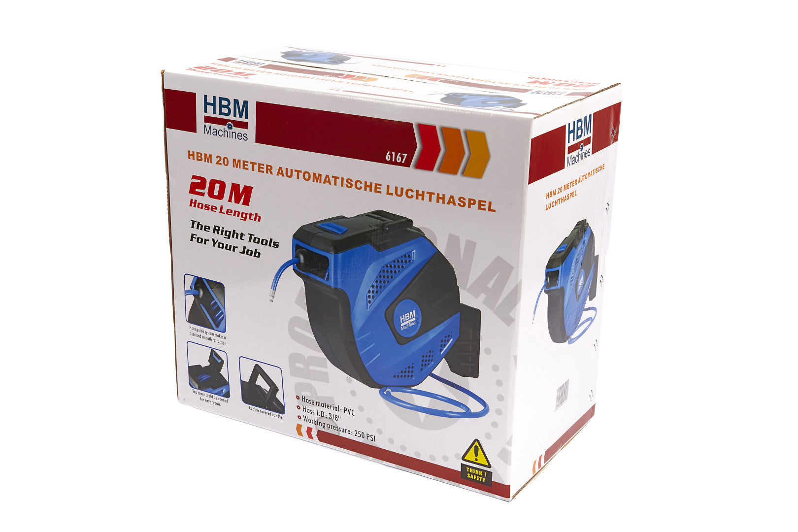 TAMBUR ROLA AUTOMATA CU FURTUN DE AER 20MX10MM HBM OLANDA