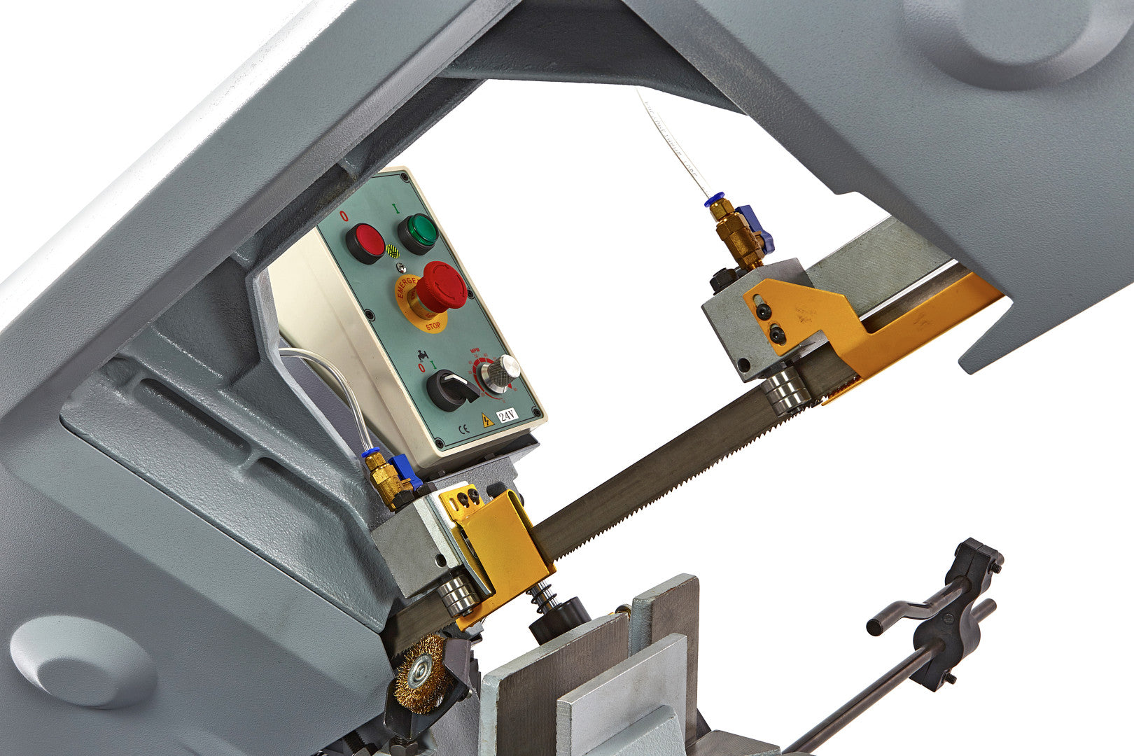 FIERASTRAU ORIZONTAL DEBITARE METAL CU BANDA PROFESIONAL 275