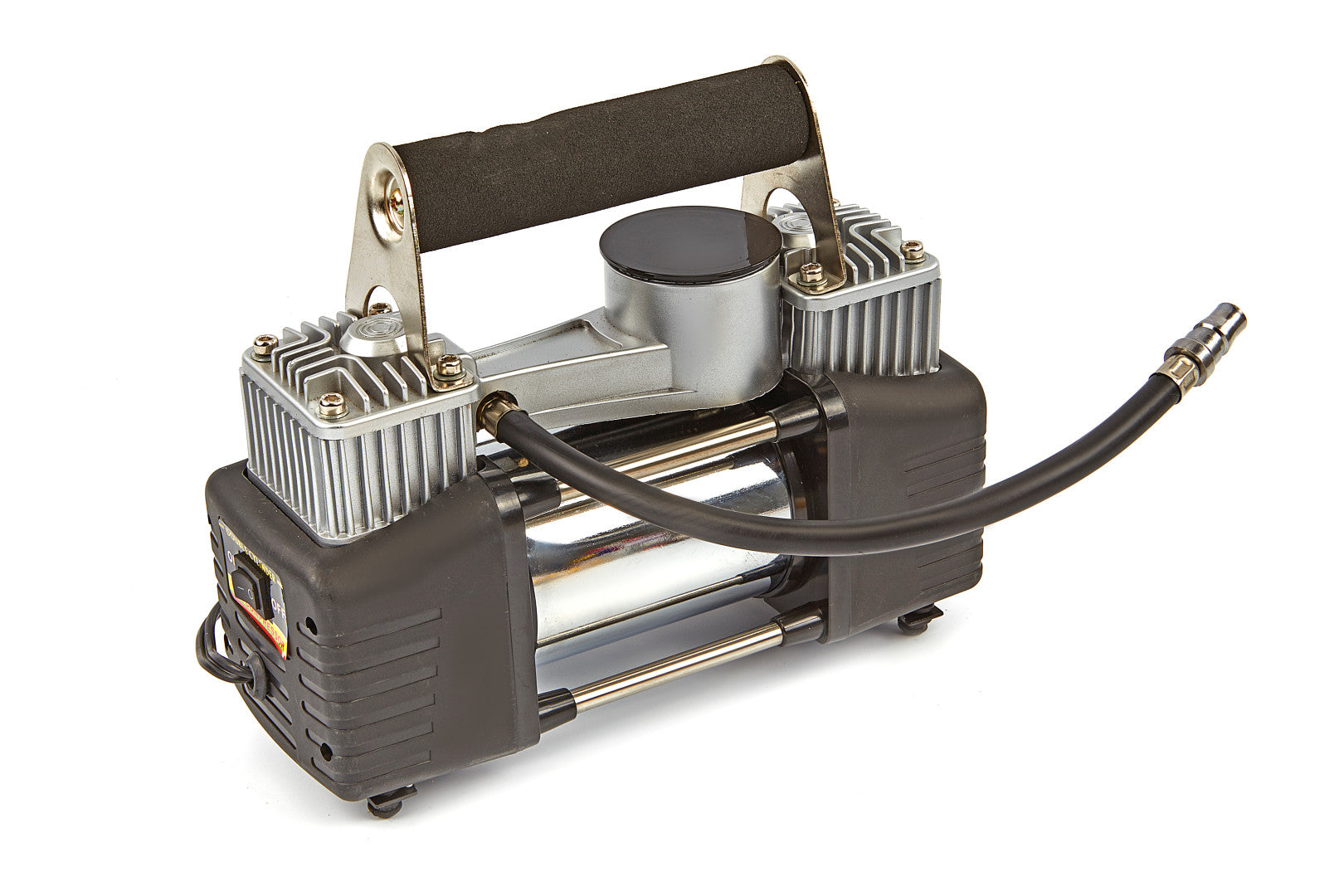 COMPRESOR 12V UMFLAT ROTI AUTO, DUBLU CILINDRU+ACCESORII