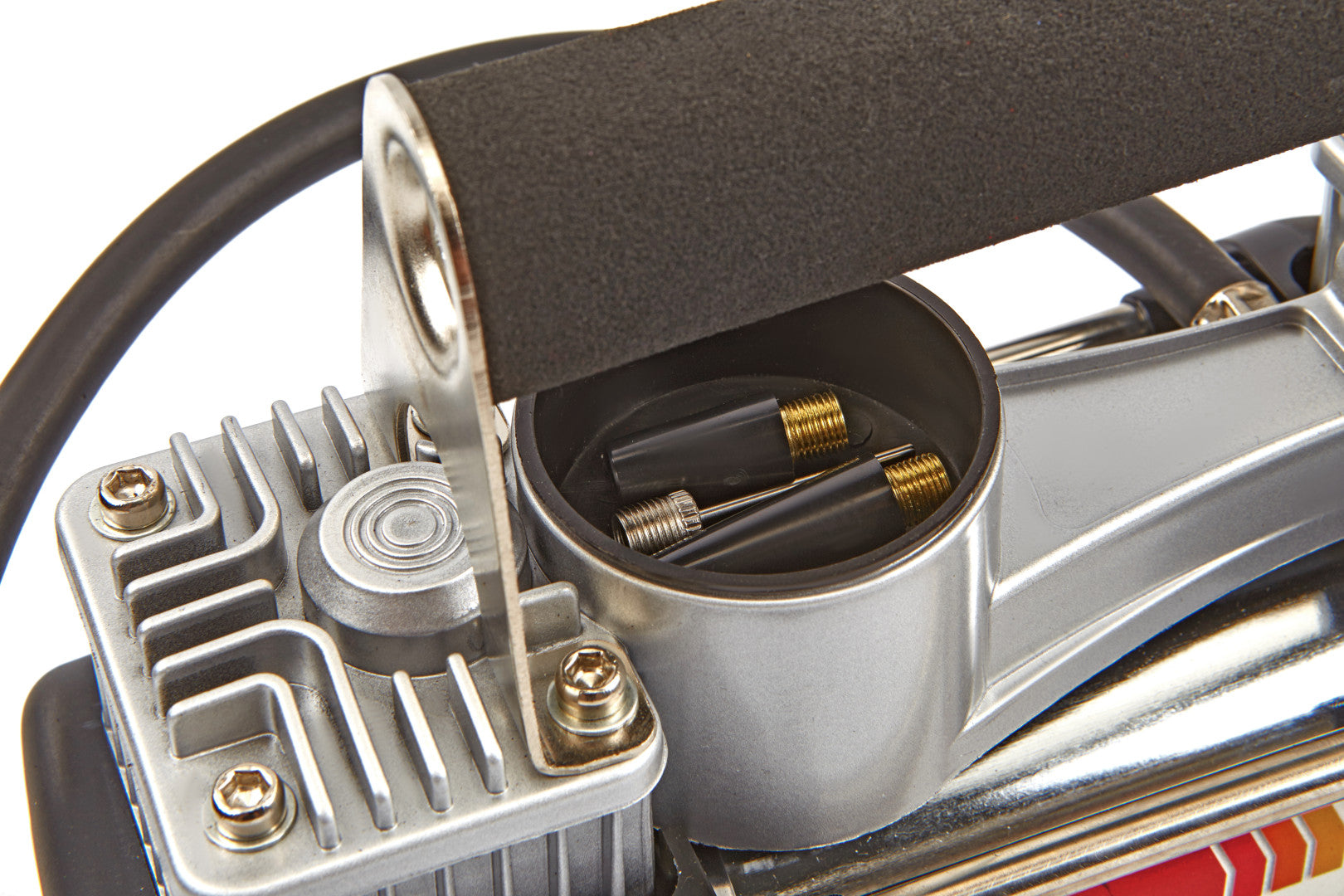 COMPRESOR 12V UMFLAT ROTI AUTO, DUBLU CILINDRU+ACCESORII