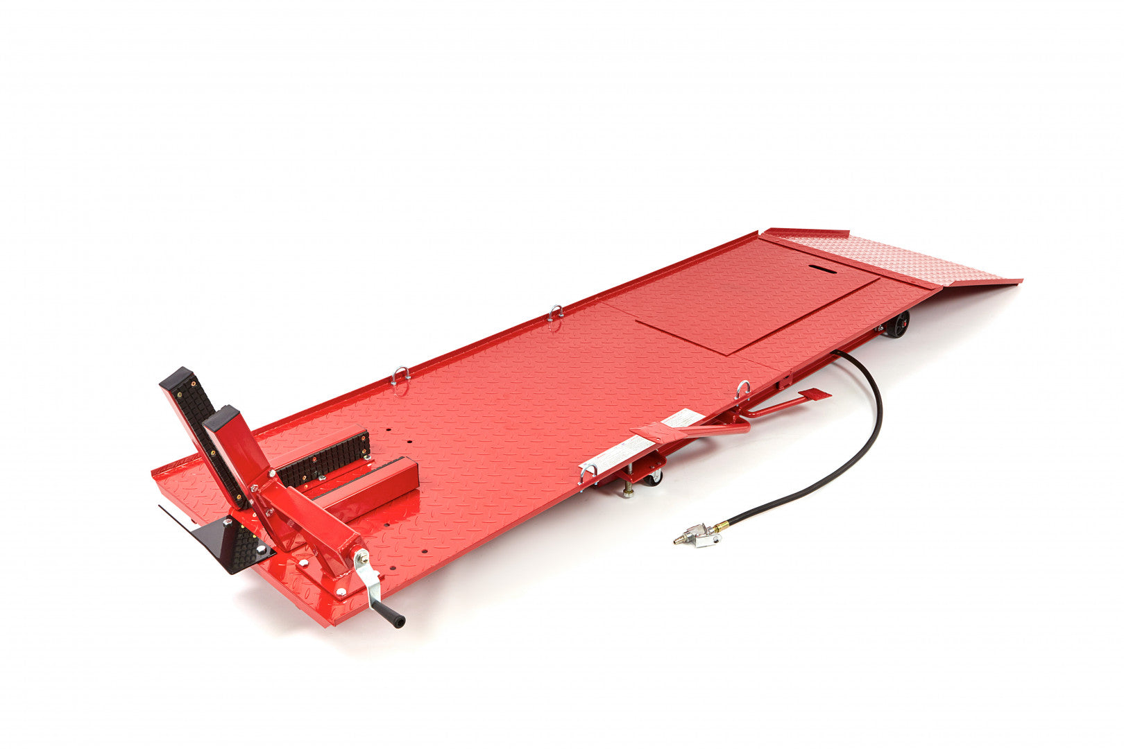 ELEVATOR HIDRO-PNEUMATIC PT. MOTOCICLETE 450KG CU FIXARE ROATA