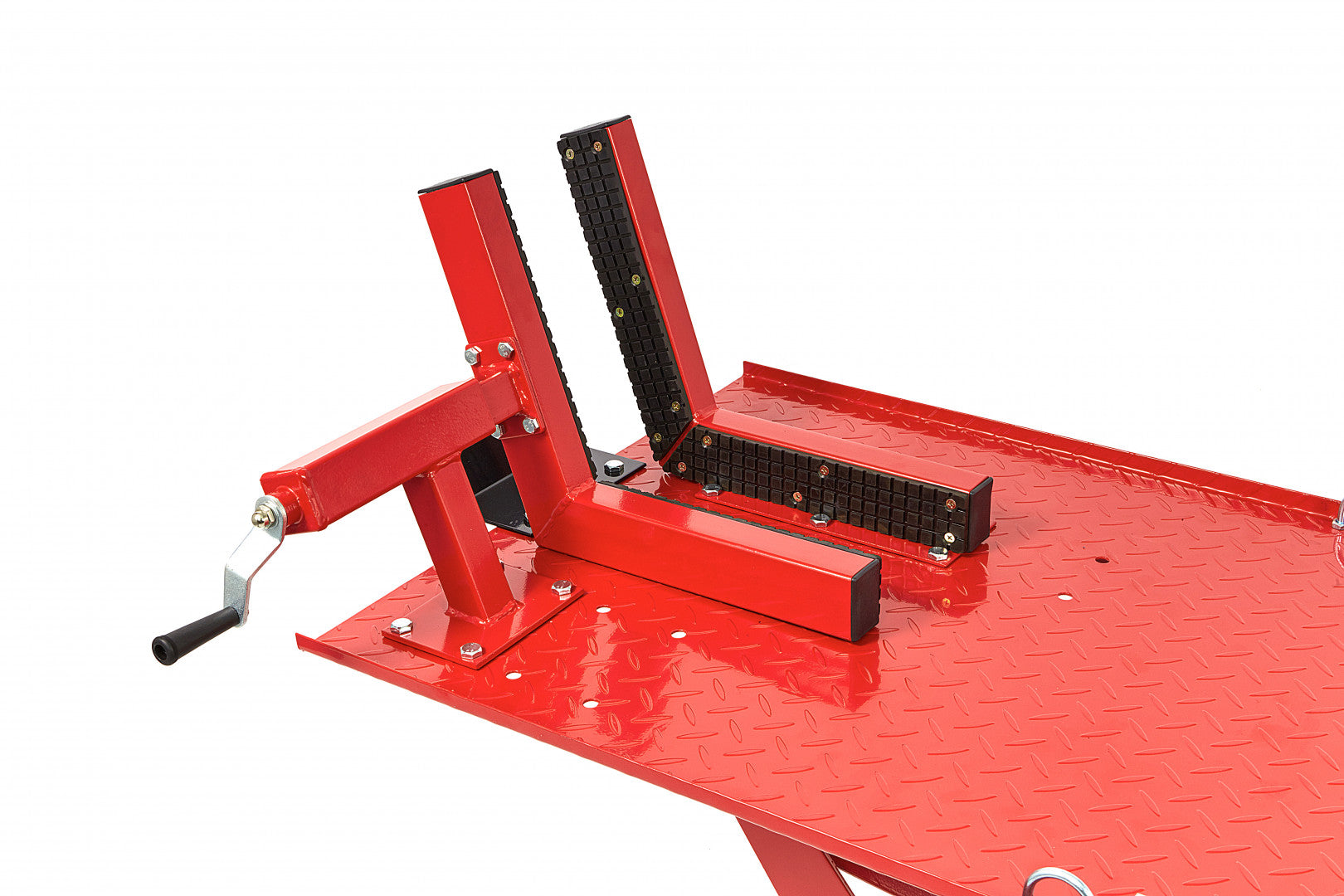 ELEVATOR HIDRO-PNEUMATIC PT. MOTOCICLETE 450KG CU FIXARE ROATA