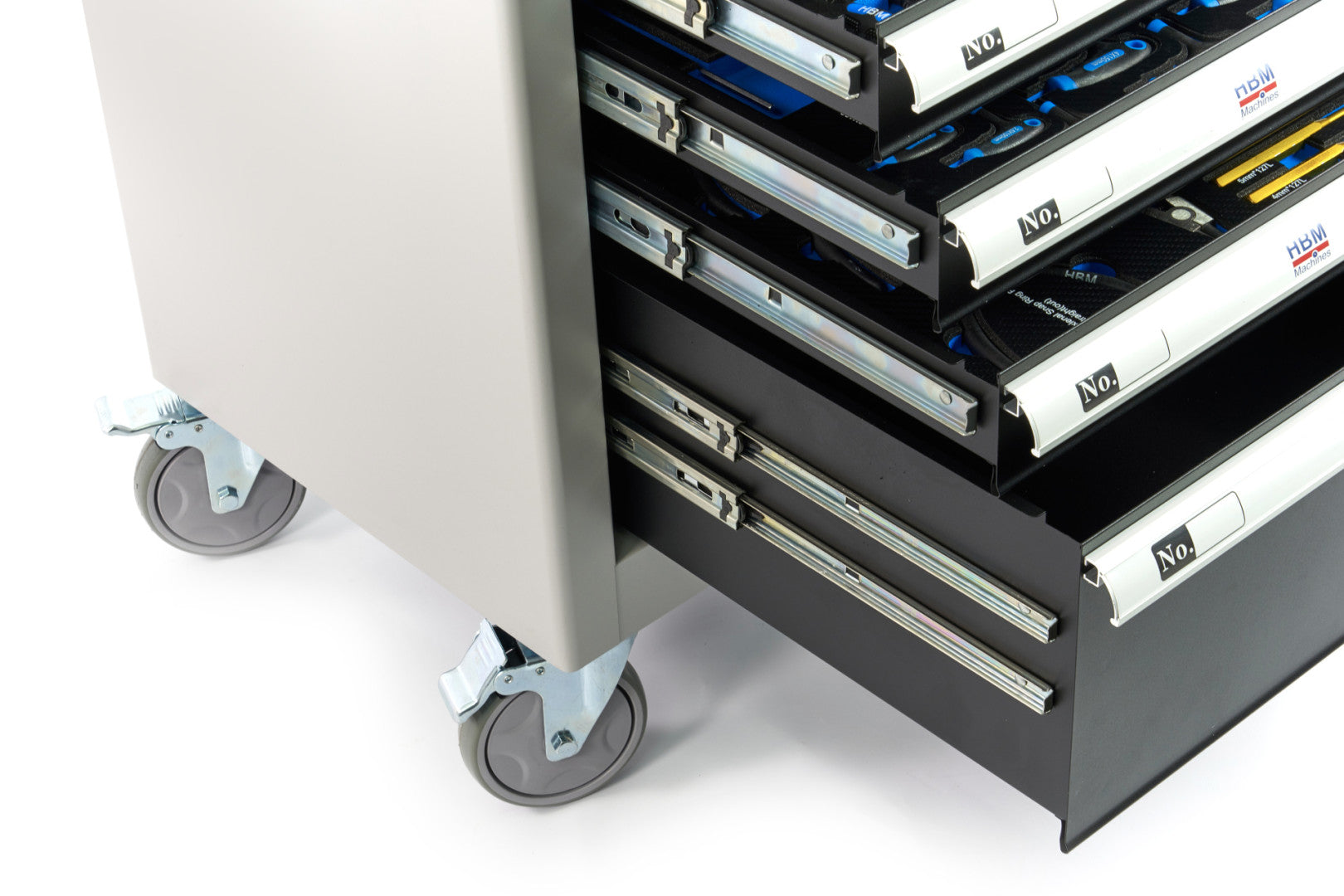 DULAP SCULE PROFESIONAL HBM CU 7 SERTARE, 245 PIESE, 6 MODULE CARBON – OLANDA, PREMIUM