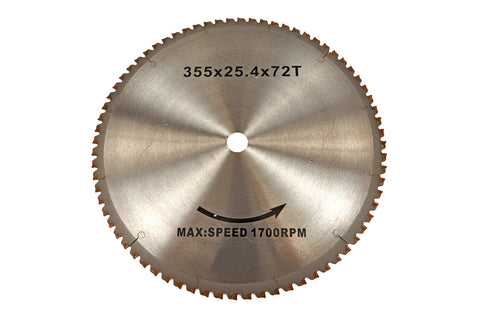 DISC PANZA TAIERE METAL 355 X 25.4 X 72T