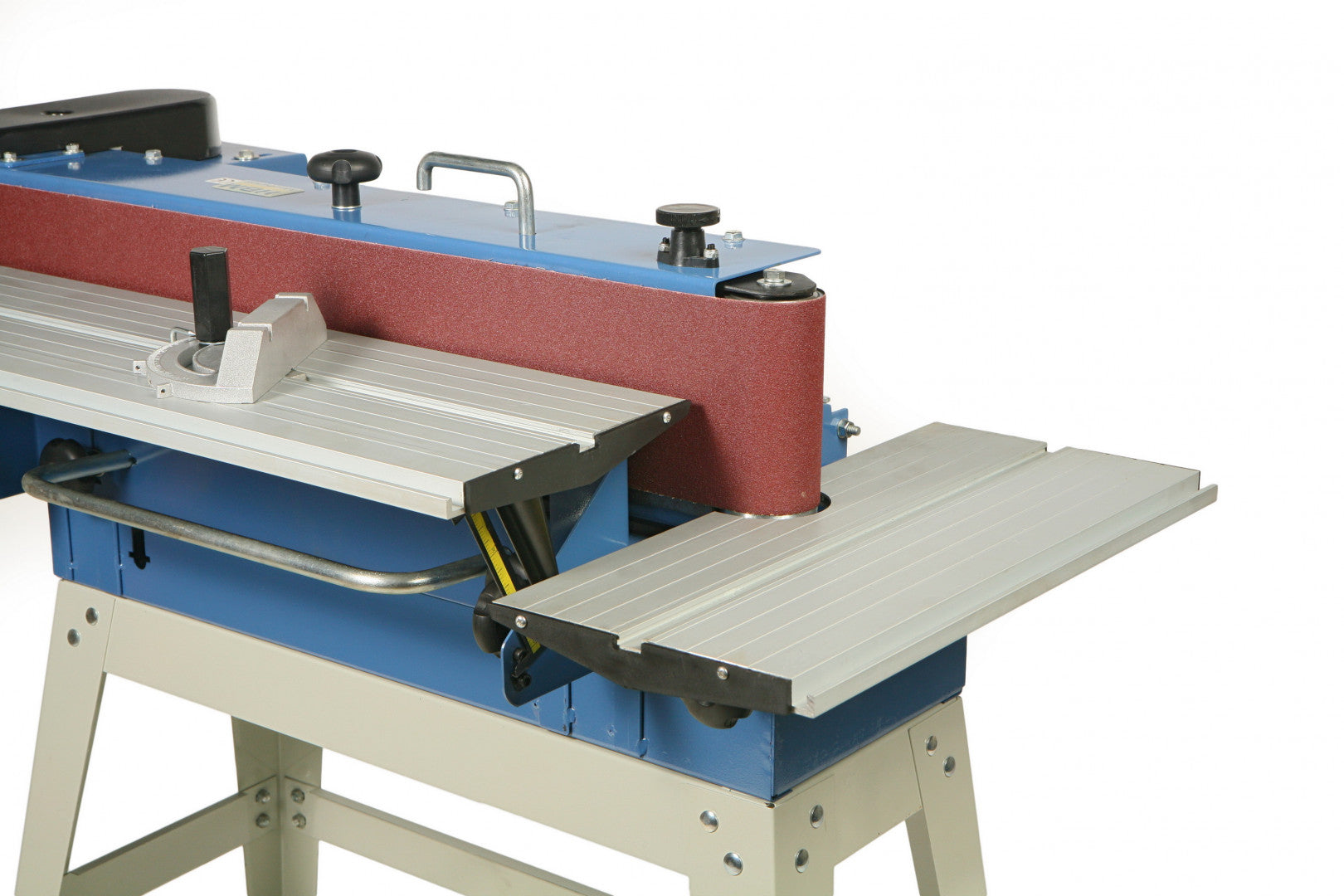 MASINA PENTRU SLEFUIT CANTURI CU BANDA, MASA REGLABILA 230V.