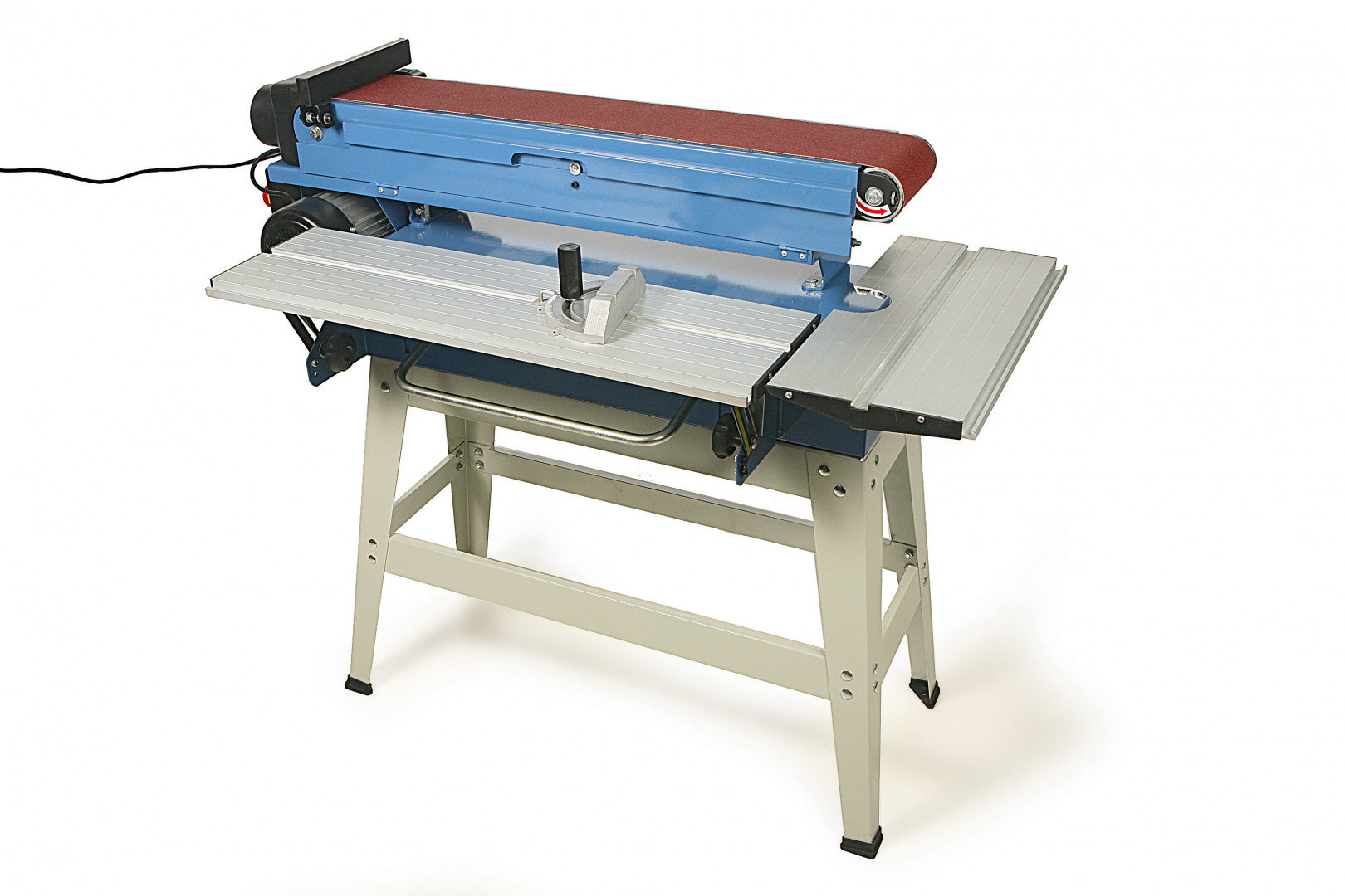 MASINA PENTRU SLEFUIT CANTURI CU BANDA, MASA REGLABILA 230V.