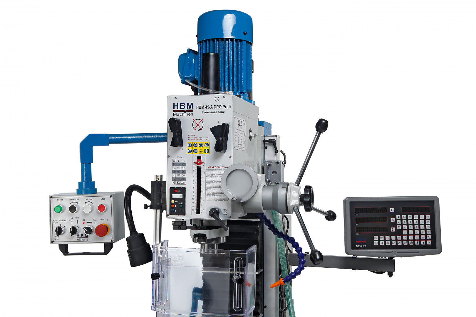 MASINA DE FREZAT SI GAURIT PROFESIONALA 400V 45 DRO