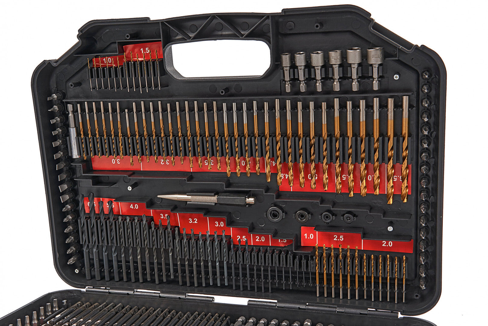 TRUSA BITI BURGHIE CAROTE FREZE LEMN METAL ZIDARIE 246 PIESE