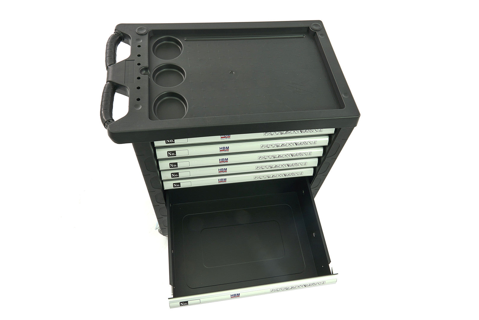 DULAP SCULE PROFESIONAL HBM CU 7 SERTARE, 154 PIESE, 4 MODULE CARBON – PREMIUM, OLANDA