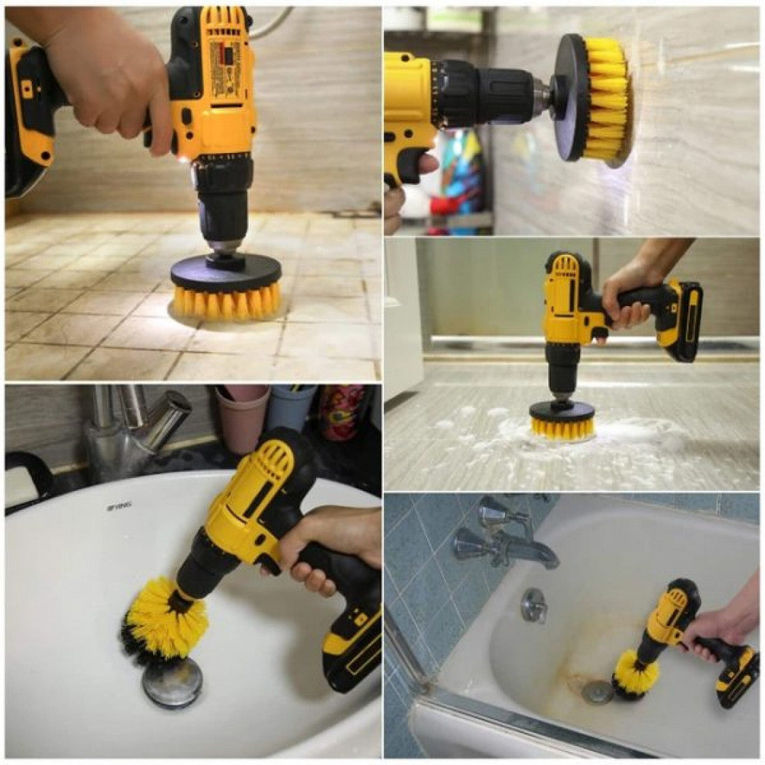 SET 4 PERII DE CURATAT CU ADAPTOR PENTRU BORMASINA MASINA DE GAURIT