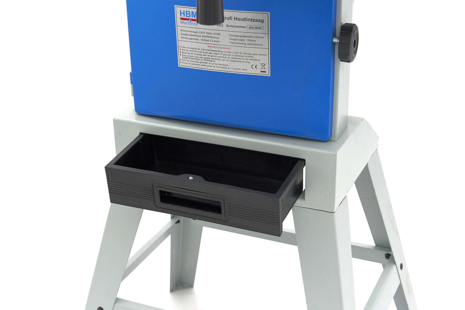 FIERASTRAU VERTICAL PROFESIONAL CU BANDA PENTRU LEMN HBM 250 230V 375W