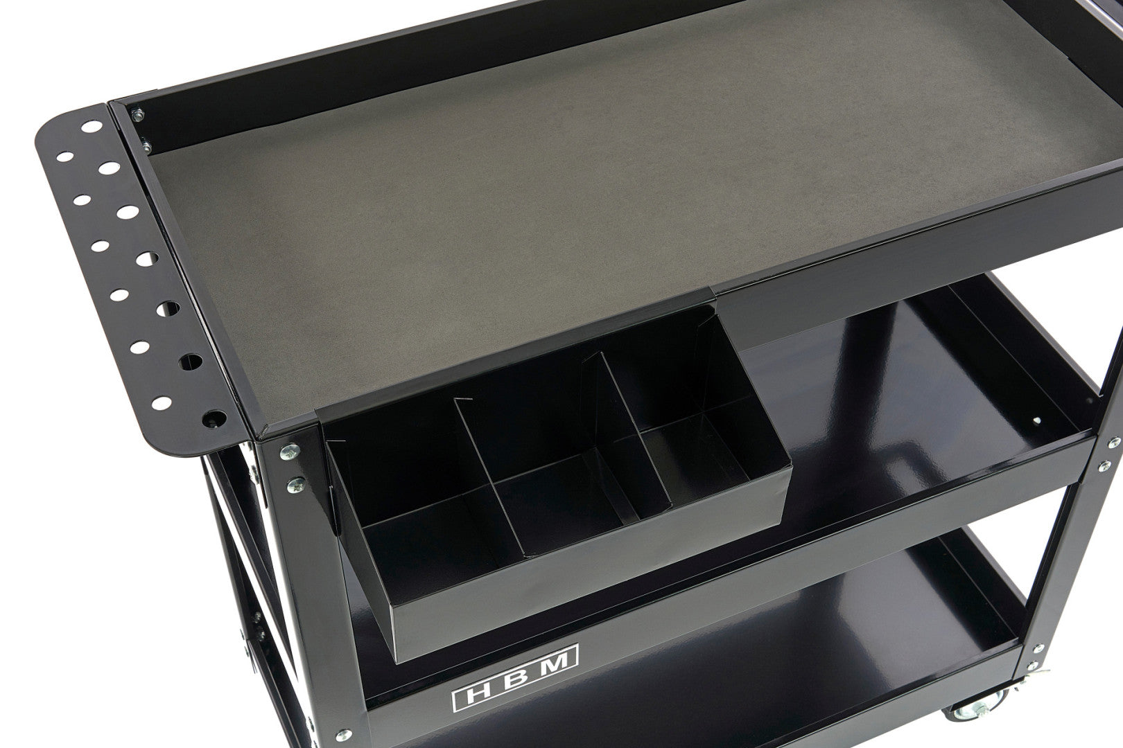 CARUCIOR MOBIL CU 3 RAFTURI SUPORT SURUBELNITE SI SPRAY