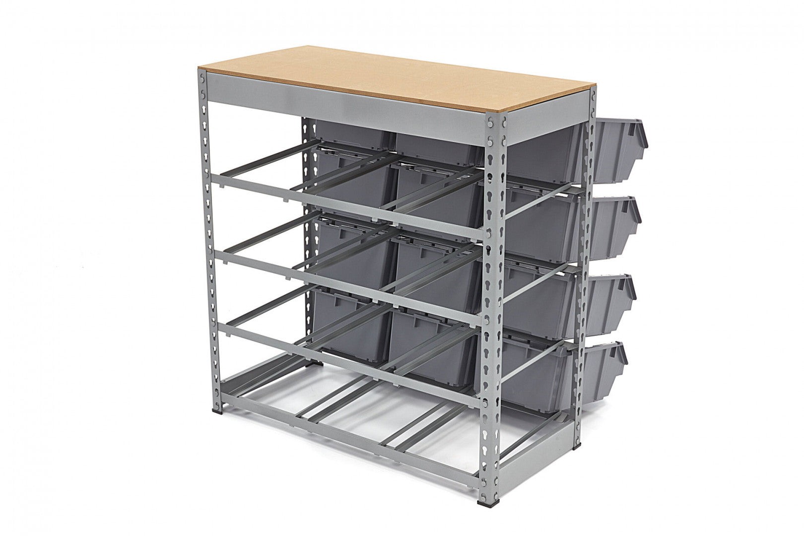 RAFT STAND ORGANIZATOR CU 12 CUTII DE DEPOZITARE