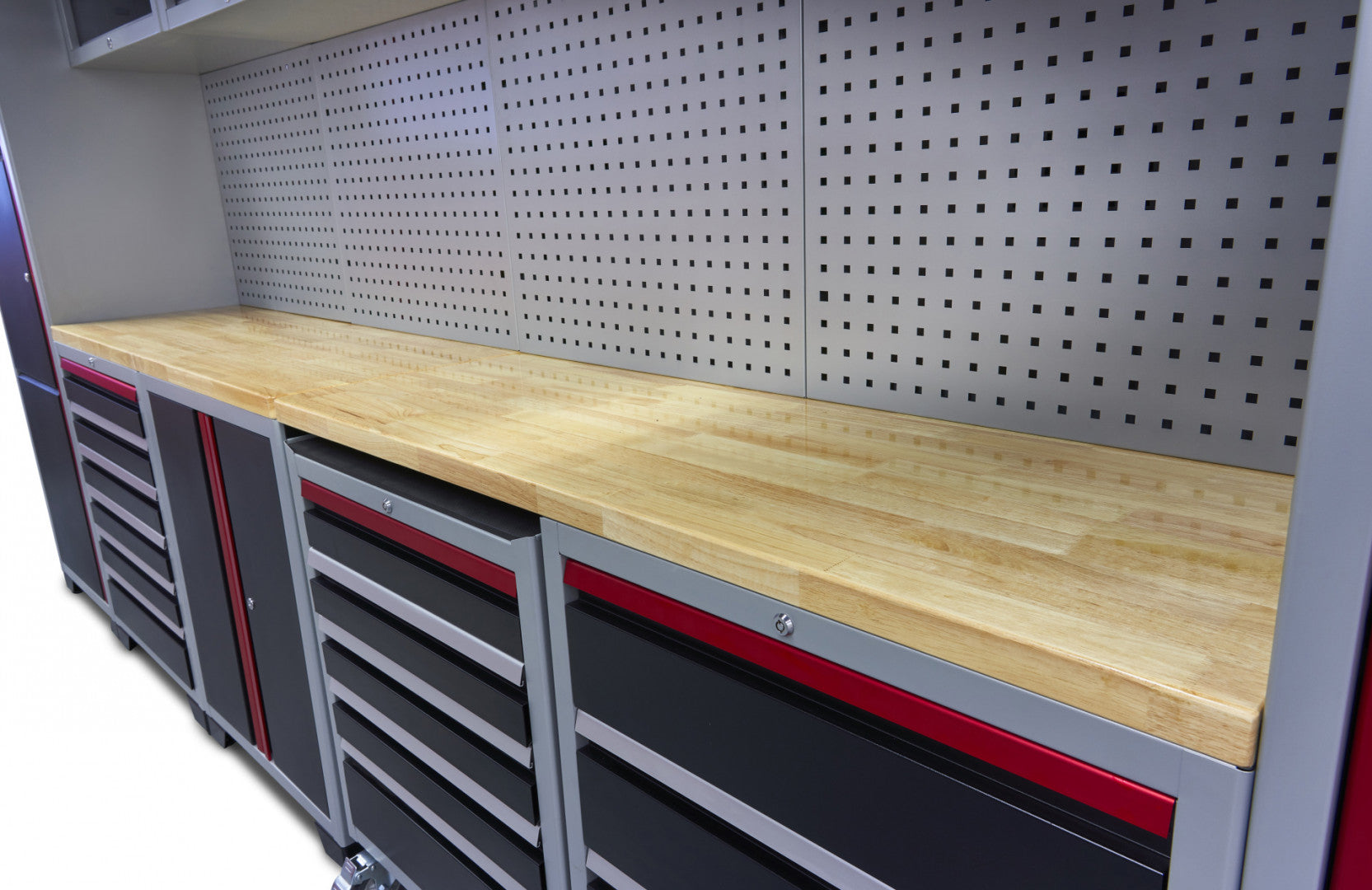 SET MOBILIER METALIC MODULAR PROFESIONAL 16 PIESE 405 x 51 x 204 CM