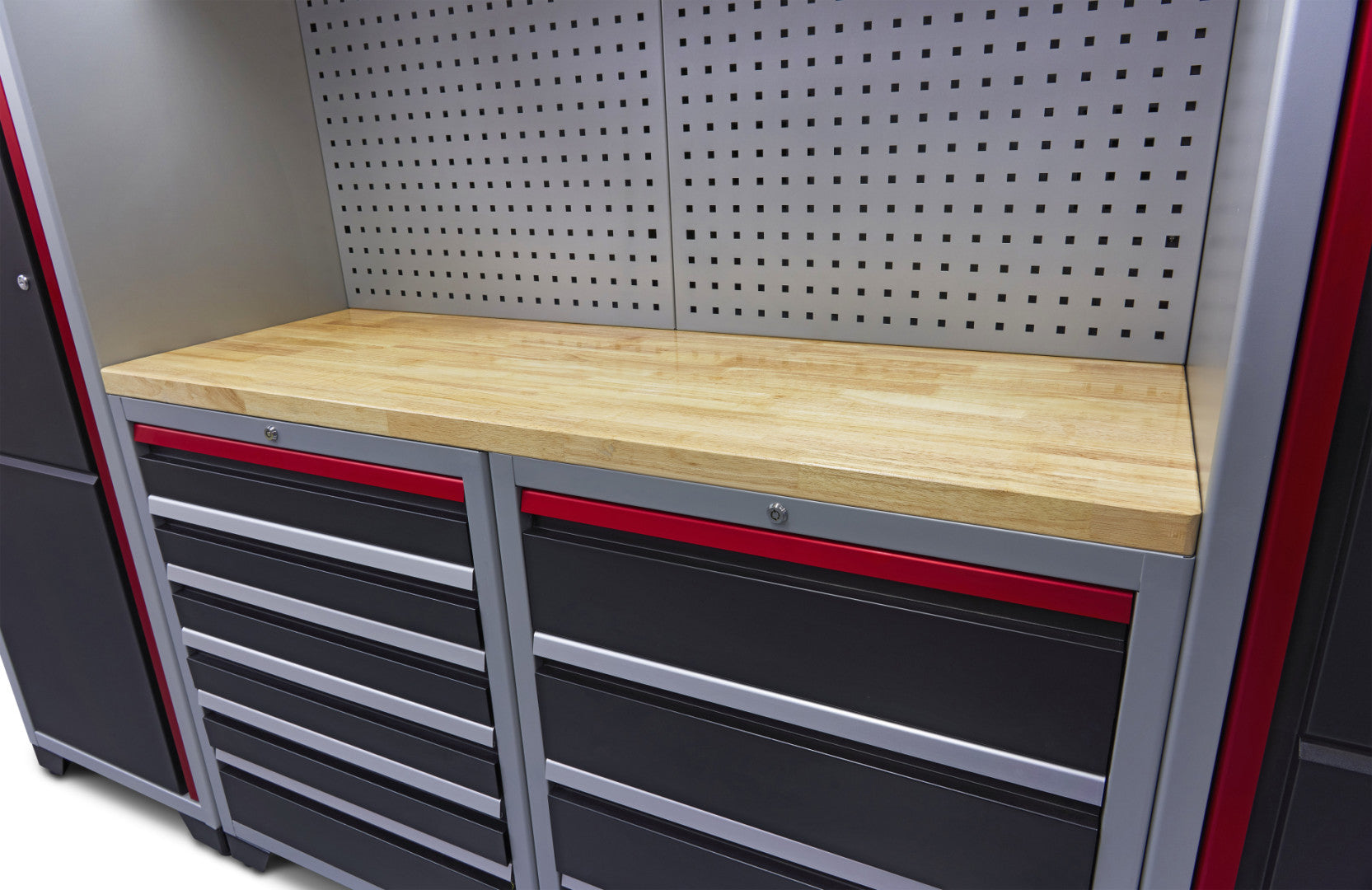 SET MOBILIER METALIC MODULAR PROFESIONAL 16 PIESE 405 x 51 x 204 CM