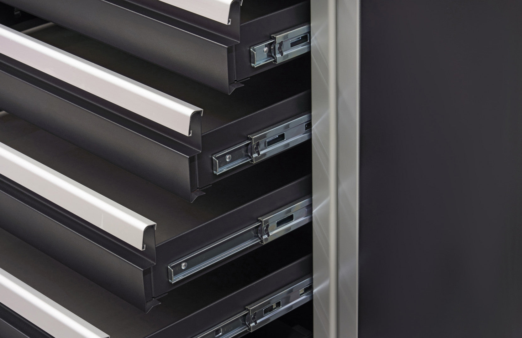 SET MOBILIER METALIC MODULAR PROFESIONAL 16 PIESE 405 x 51 x 204 CM