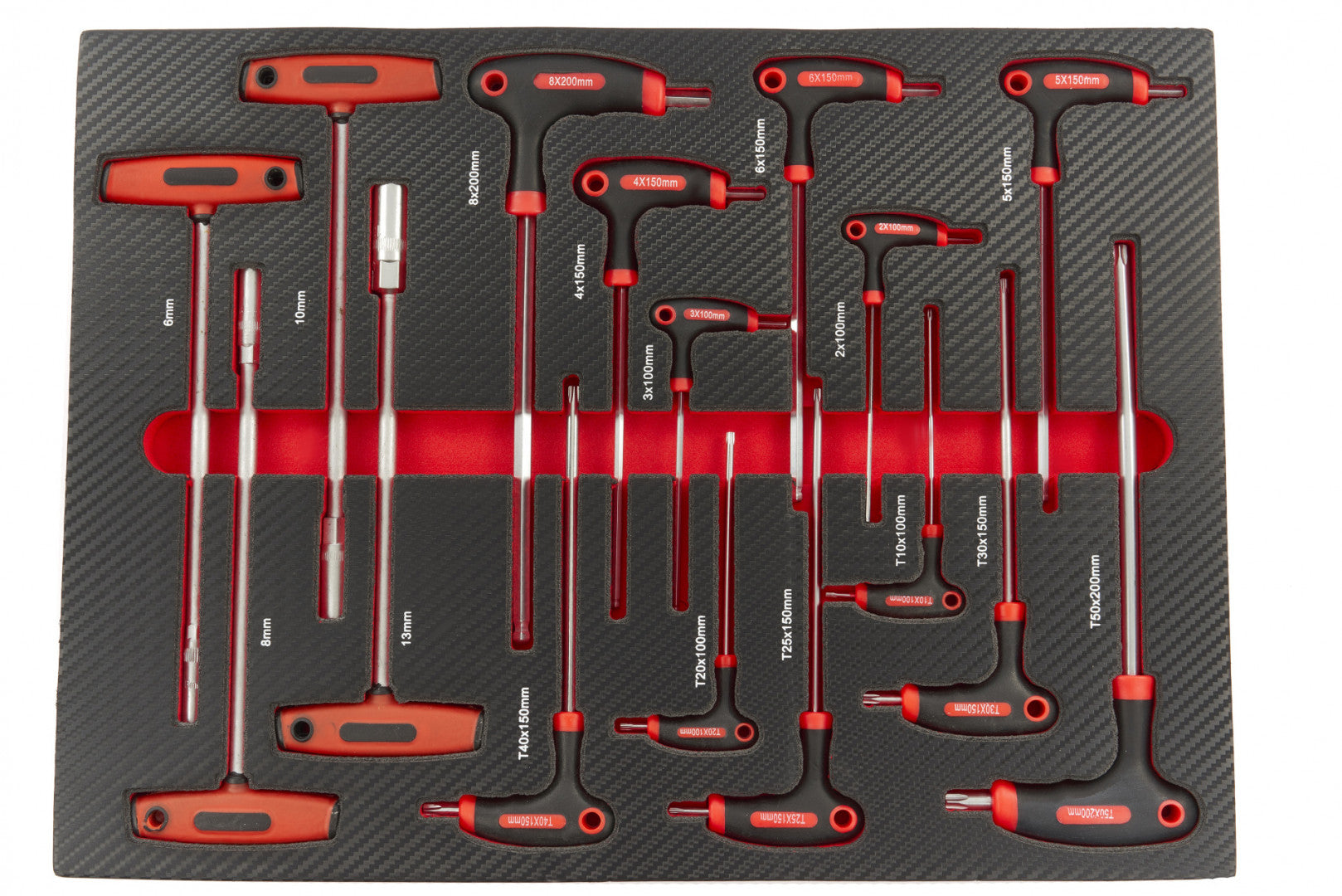 MODUL DULAP TORX IMBUS CU MANER T 16 PIESE HBM