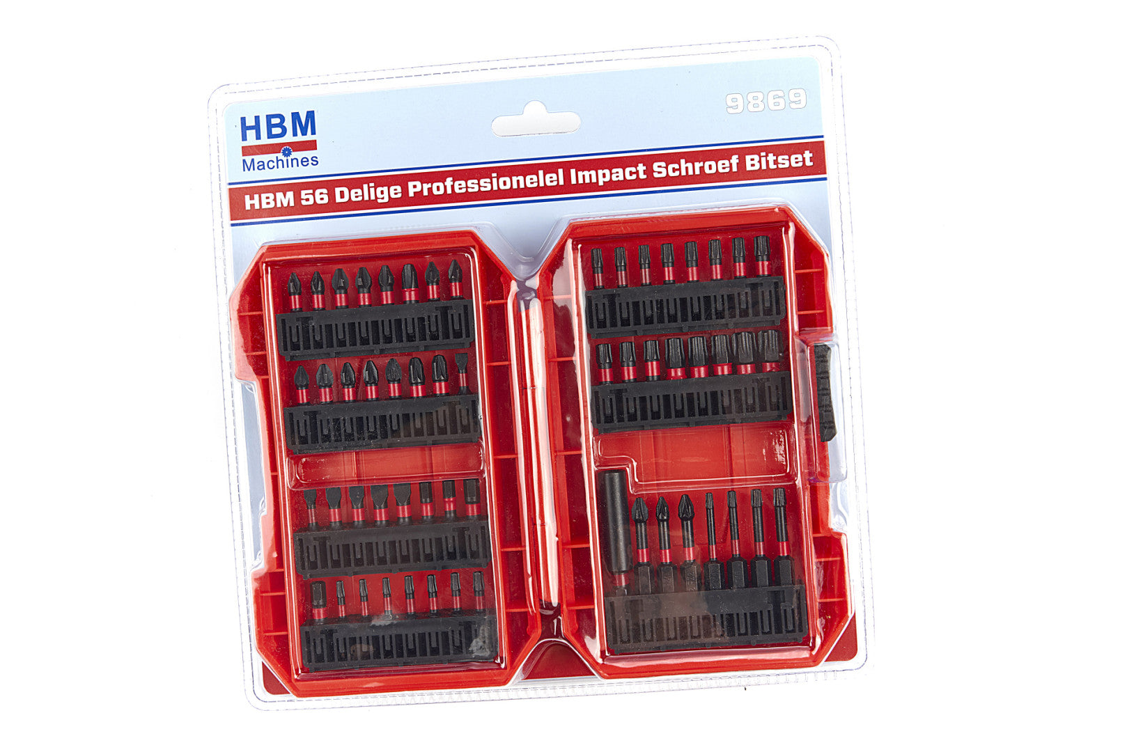 SET BITI DE IMPACT 56 PIESE HBM