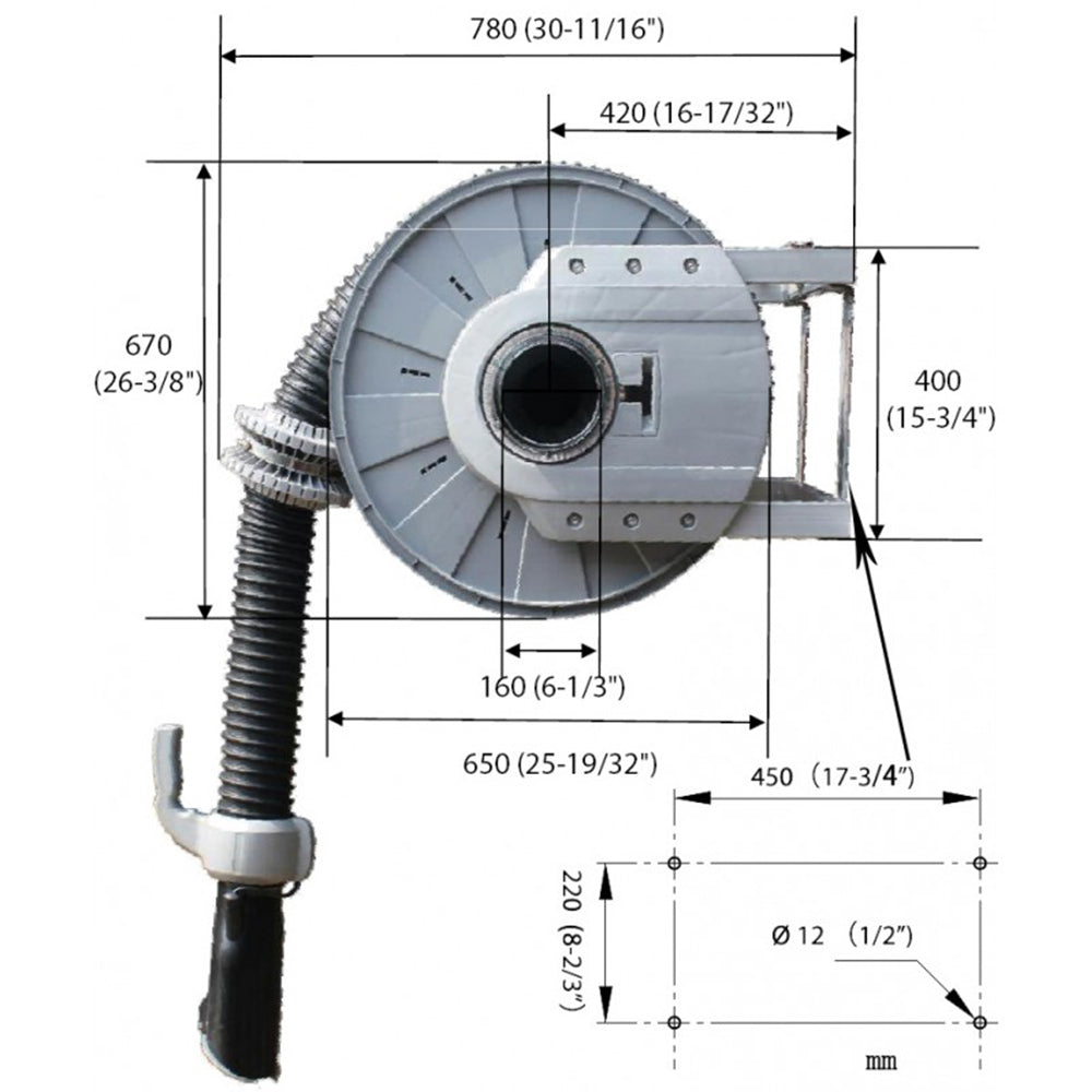 TAMBUR FURTUN DE EVACUARE GAZE ESAPAMENT FARA VENTILATOR PRO 8M 100MM
