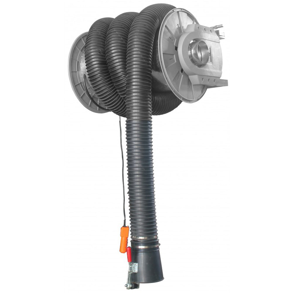 TAMBUR FURTUN DE EVACUARE GAZE ESAPAMENT FARA VENTILATOR PRO ACTIONARE ELECTRICA 8M 100MM