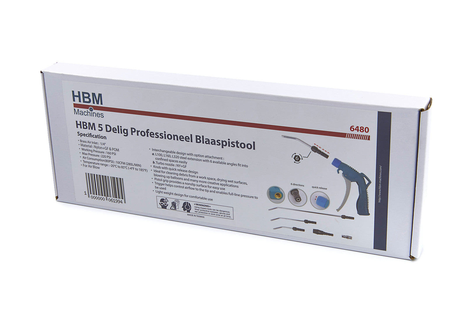 SET PISTOL DE SUFLAT 5 PIESE HBM