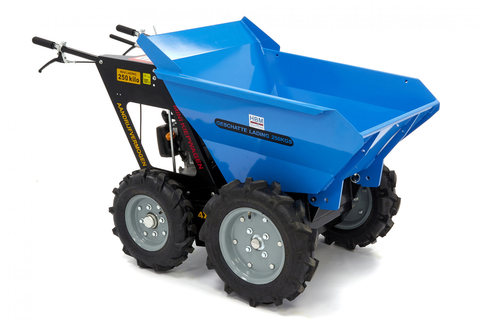 MINI DUMPER BASCULANTA 250KG 6.5CP 196CC HBM