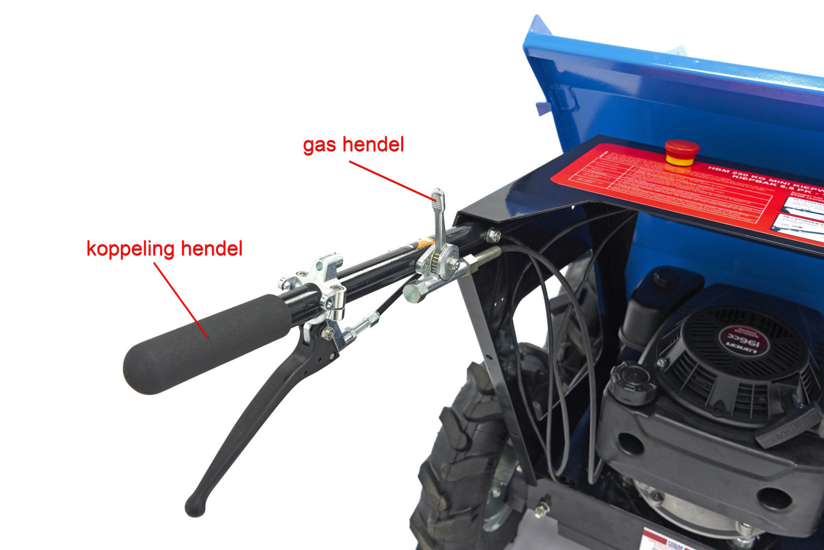 MINI DUMPER BASCULANTA 250KG 6.5CP 196CC HBM