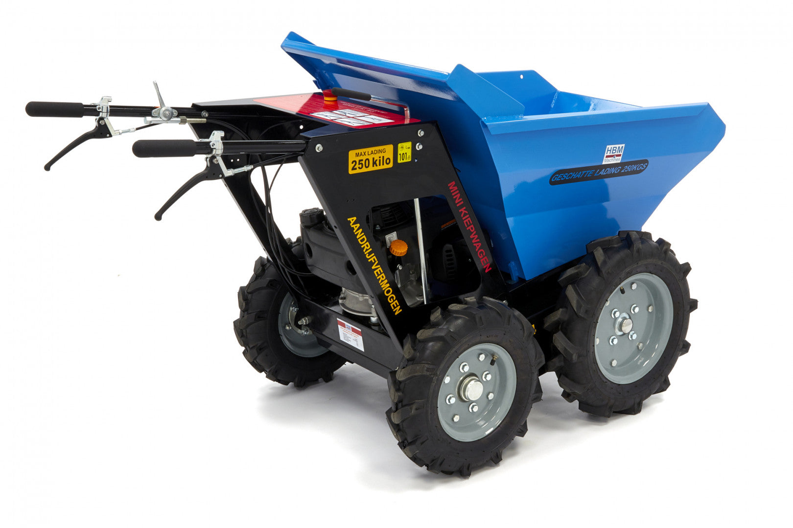 MINI DUMPER BASCULANTA 250KG 6.5CP 196CC HBM
