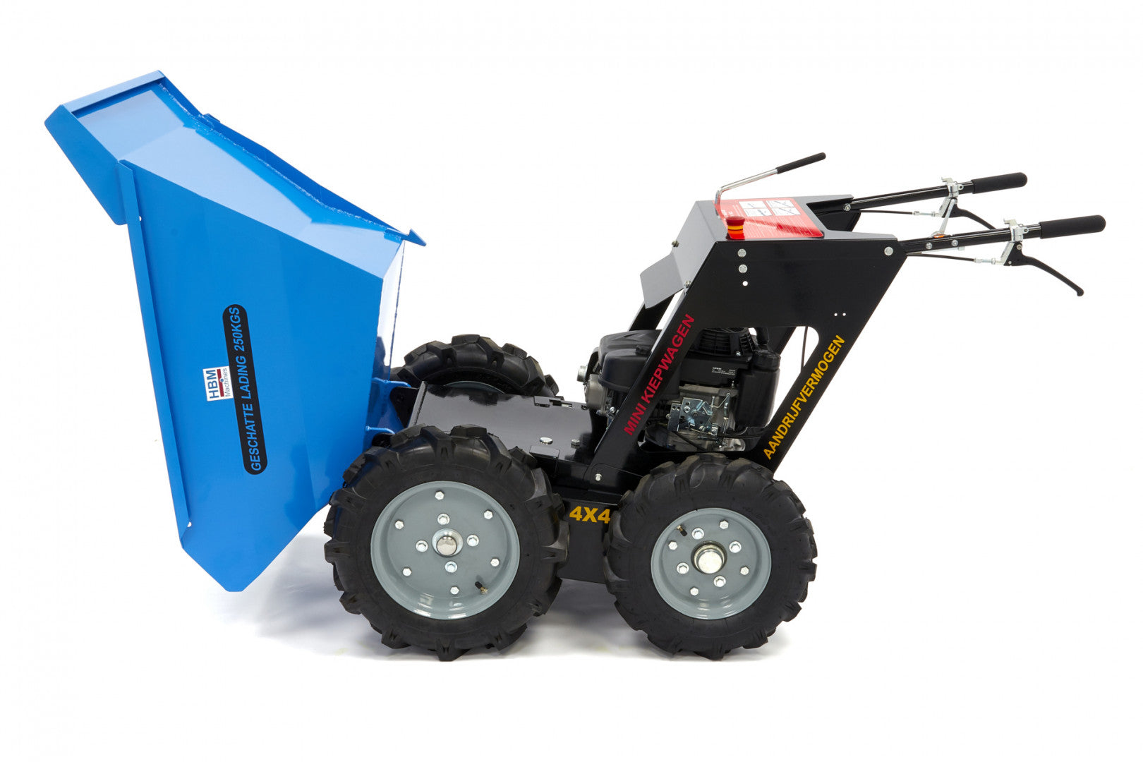 MINI DUMPER BASCULANTA 250KG 6.5CP 196CC HBM