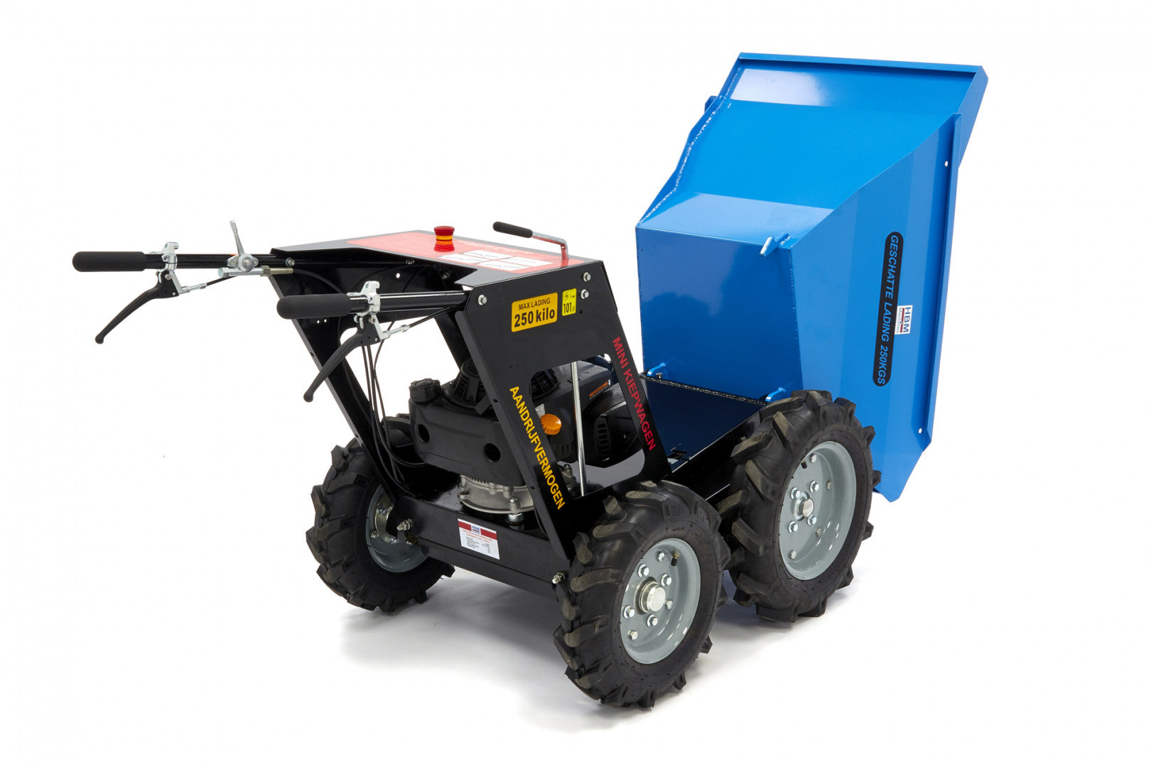 MINI DUMPER BASCULANTA 250KG 6.5CP 196CC HBM