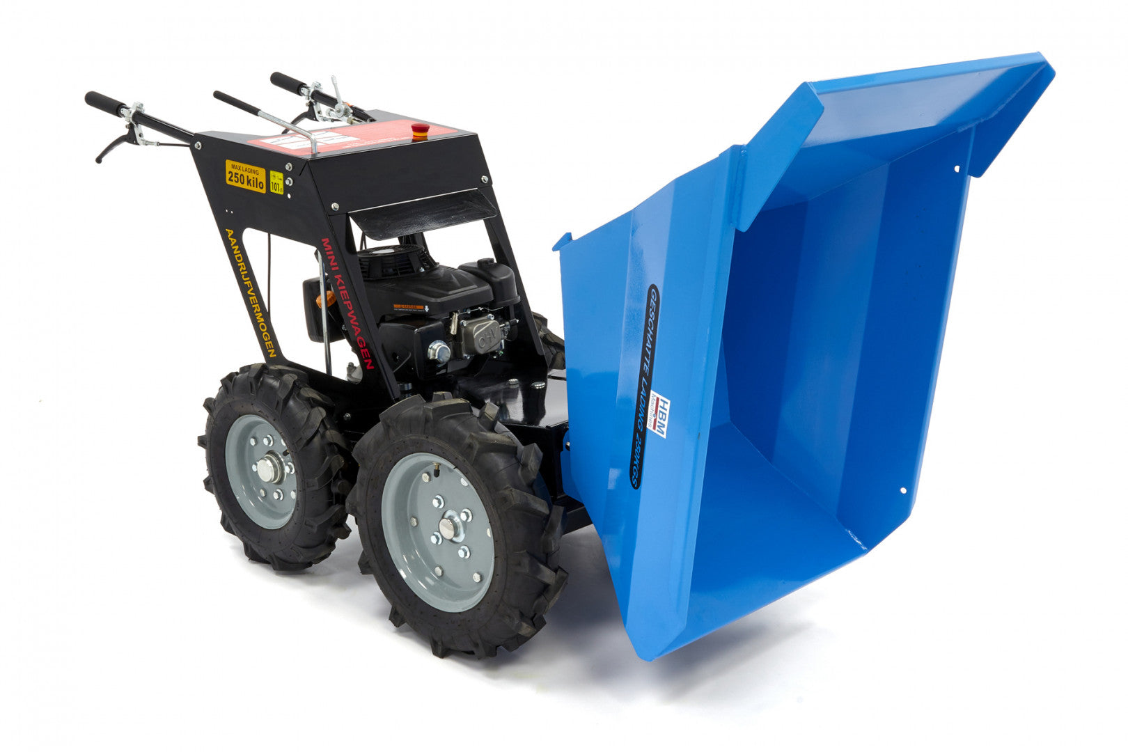 MINI DUMPER BASCULANTA 250KG 6.5CP 196CC HBM