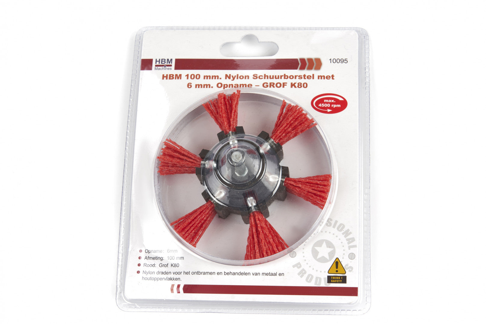 PERIE CIRCULARA NYLON 100MM K180 HBM