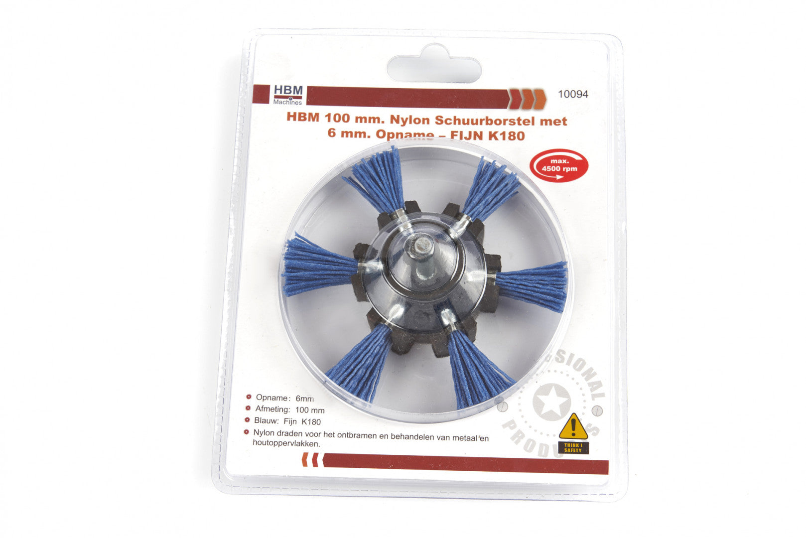PERIE CIRCULARA NYLON 100MM K120 HBM